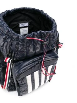 Thom Browne 4-Bar quilted ripstop backpack
