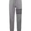 Thom Browne tonal 4-Bar loopback track pants