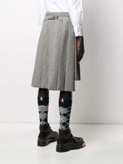 Thom Browne Prince of Wales check pleated skirt