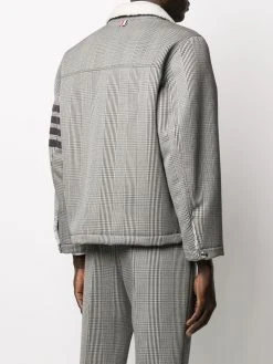 Deals ✨ Thom Browne 4 Bar shearling lined flight jacket bomber jackets of men ✨ 8 Thom Browne 4-Bar shearling lined flight jacket