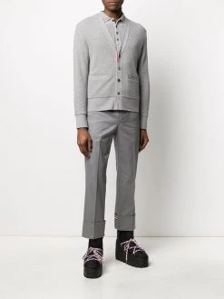 Thom Browne cashmere pique polo shirt