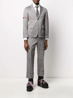 Thom Browne unconstructed grosgrain armband sport coat