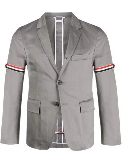 Thom Browne unconstructed grosgrain armband sport coat