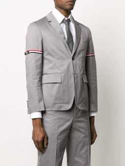 Thom Browne unconstructed grosgrain armband sport coat