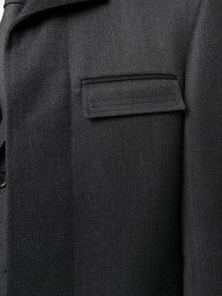 Outlet π Thom Browne Cavalry twill Chesterfield overcoat single breasted coats of men βοΈ 11 Thom Browne cavalry twill Chesterfield overcoat