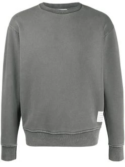 Thom Browne garment-dyed loopback cotton sweatshirt