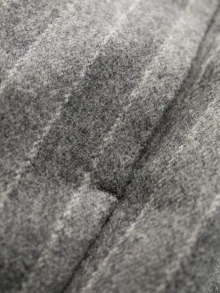 Thom Browne ground chalk-stripe flannel trousers