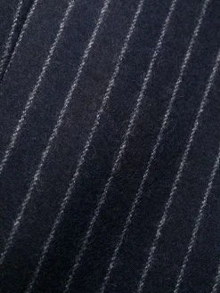 Thom Browne ground chalk-stripe flannel trousers