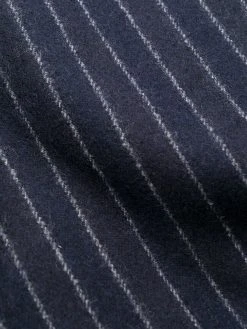 Thom Browne ground chalk-stripe flannel trousers