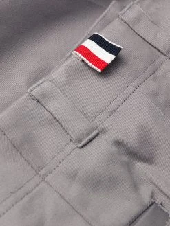 New π Thom Browne Twill beltloop straight trousers regular-fit & straight leg pants of men β 12 Thom Browne twill beltloop straight trousers