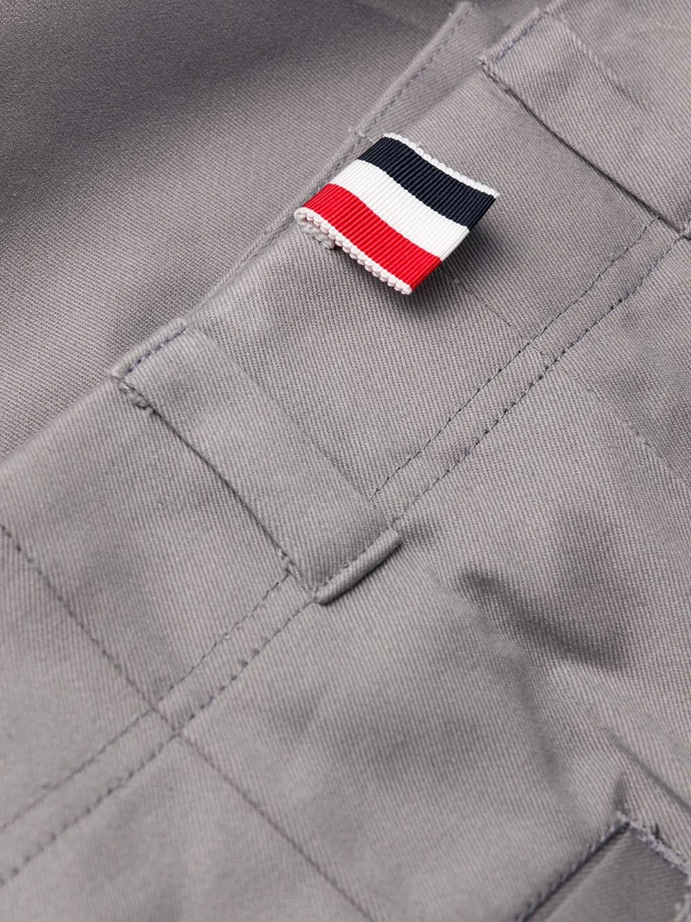 New π Thom Browne Twill beltloop straight trousers regular-fit & straight leg pants of men β 6 Thom Browne twill beltloop straight trousers