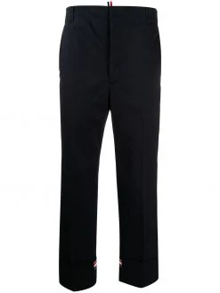 Thom Browne twill straight-leg trousers