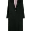 Thom Browne elongated cashemre zibeline sack overcoat