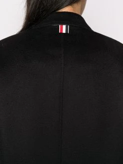 Outlet ✨ Thom Browne Elongated cashemre zibeline sack overcoat single breasted coats of women ⭐ 11 Thom Browne elongated cashemre zibeline sack overcoat