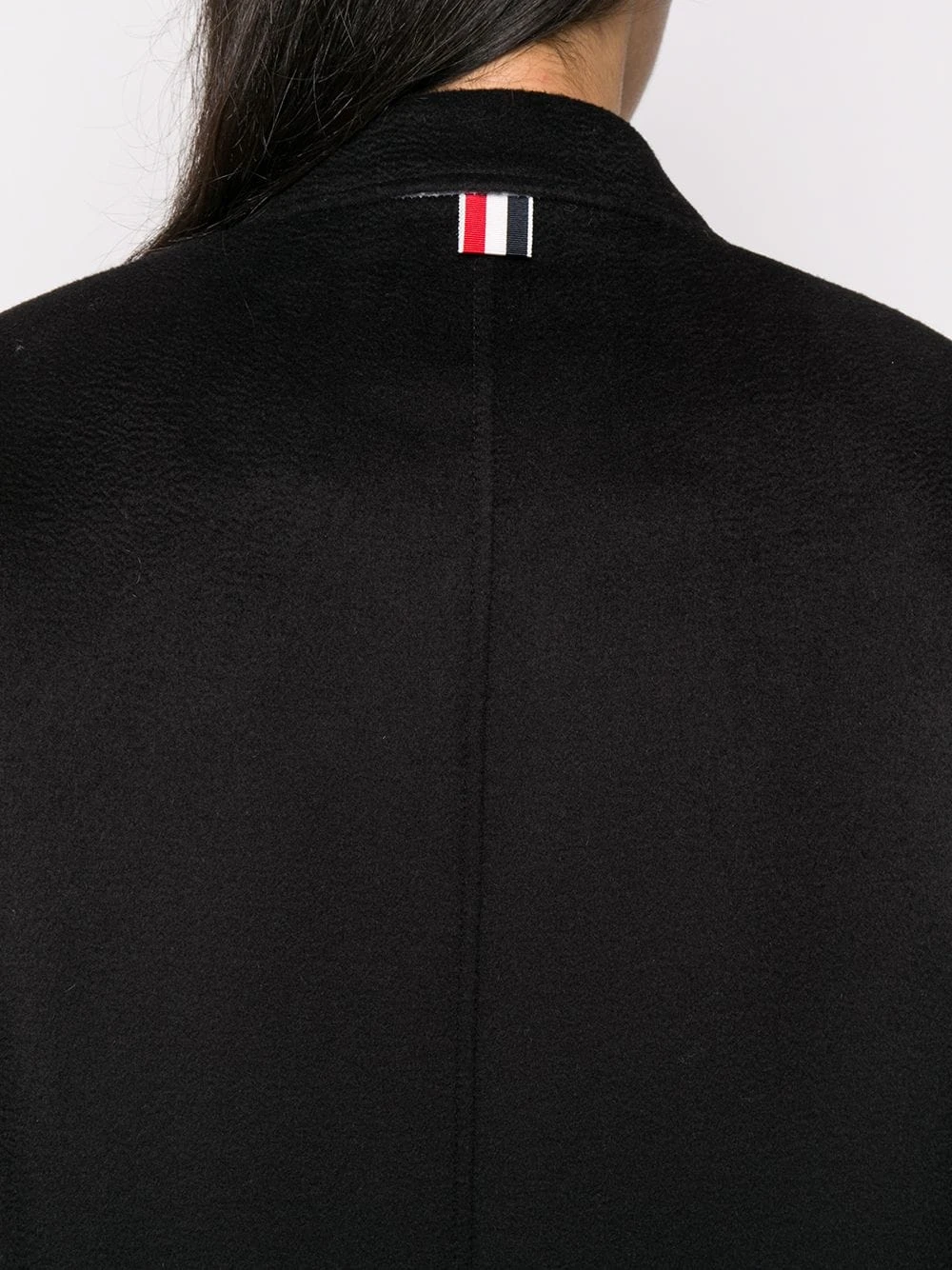 Outlet ✨ Thom Browne Elongated cashemre zibeline sack overcoat single breasted coats of women ⭐ 5 Thom Browne elongated cashemre zibeline sack overcoat