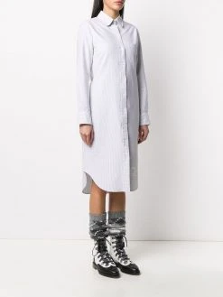 Thom Browne university-stripe Oxford shirt dress