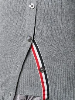 Wholesale 🤩 Thom Browne RWB stripe piqué stitch cardigan cardigans of women 🥰 9 Thom Browne RWB stripe piqué-stitch cardigan
