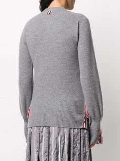 Wholesale 🤩 Thom Browne RWB stripe piqué stitch cardigan cardigans of women 🥰 8 Thom Browne RWB stripe piqué-stitch cardigan