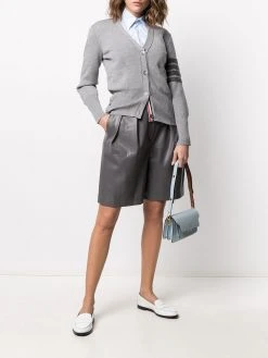 Thom Browne 4-Bar stripe V-neck cardigan