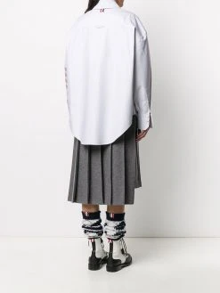 Cheapest ❤️ Thom Browne 4 Bar oversized Oxford shirt shirts of women ⌛ 8 Thom Browne 4-Bar oversized Oxford shirt