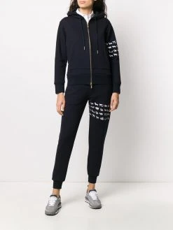 Thom Browne Animal Icon 4-Bar zip-up hoodie