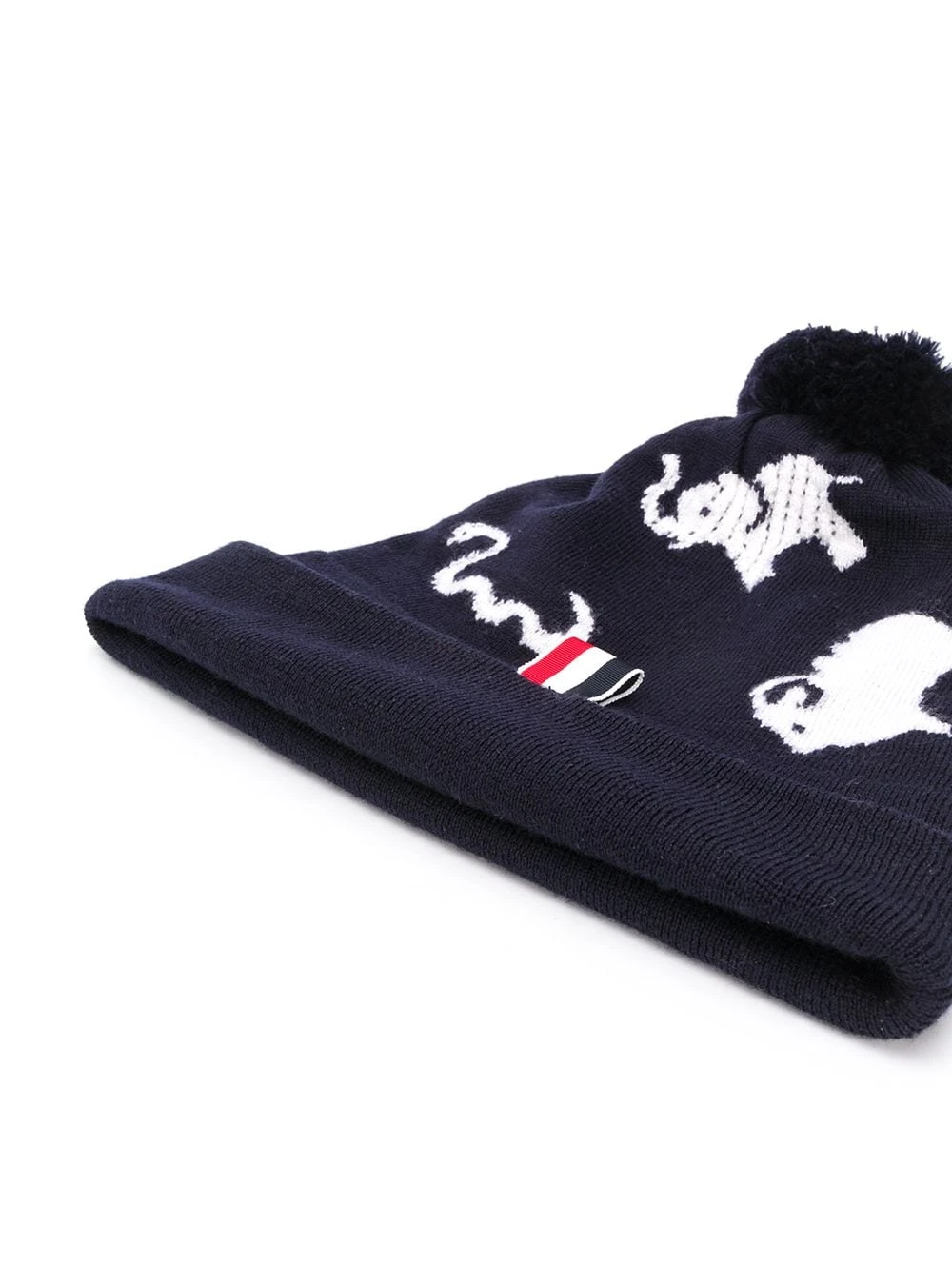 Flash Sale ✔️ Thom Browne Animal intarsia merino wool hat hats of women ⭐ 2 Thom Browne animal intarsia merino wool hat