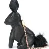 Thom Browne small Rabbit pebbled leather shoulder bag
