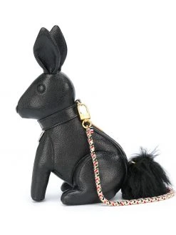 Thom Browne small Rabbit pebbled leather shoulder bag