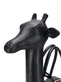 Thom Browne Giraffe pebbled leather tote bag