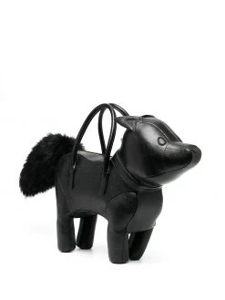 Thom Browne FOX BAG IN PEBBLE GRAIN LEATHER
