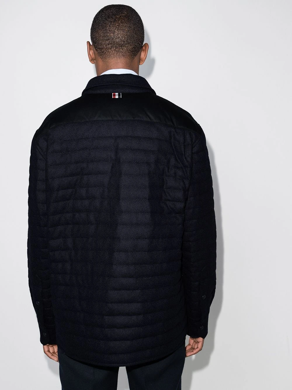 Top 10 π₯° Thom Browne Quilted shirt jacket shirt jackets of men π 3 Thom Browne quilted shirt jacket