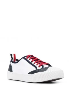 Thom Browne leather-trim sneakers