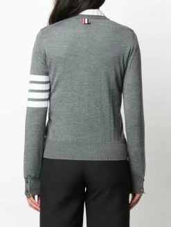 Thom Browne round neck stripe jumper