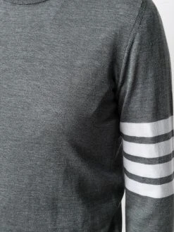 Thom Browne round neck stripe jumper