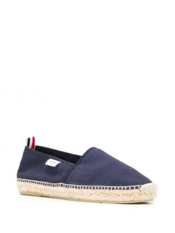 Thom Browne logo-label canvas espadrilles