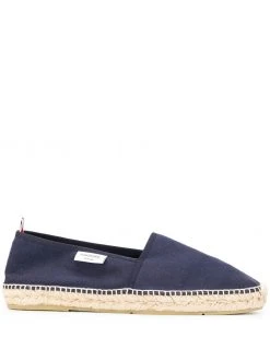 Thom Browne logo-label canvas espadrilles