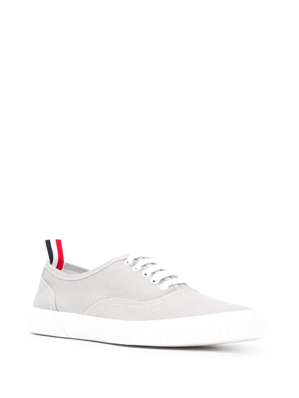 Discount π Thom Browne Heritage canvas sneakers lace-up β€οΈ shoes of men β¨ 2 Thom Browne Heritage canvas sneakers