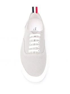Discount π Thom Browne Heritage canvas sneakers lace-up β€οΈ shoes of men β¨ 7 Thom Browne Heritage canvas sneakers