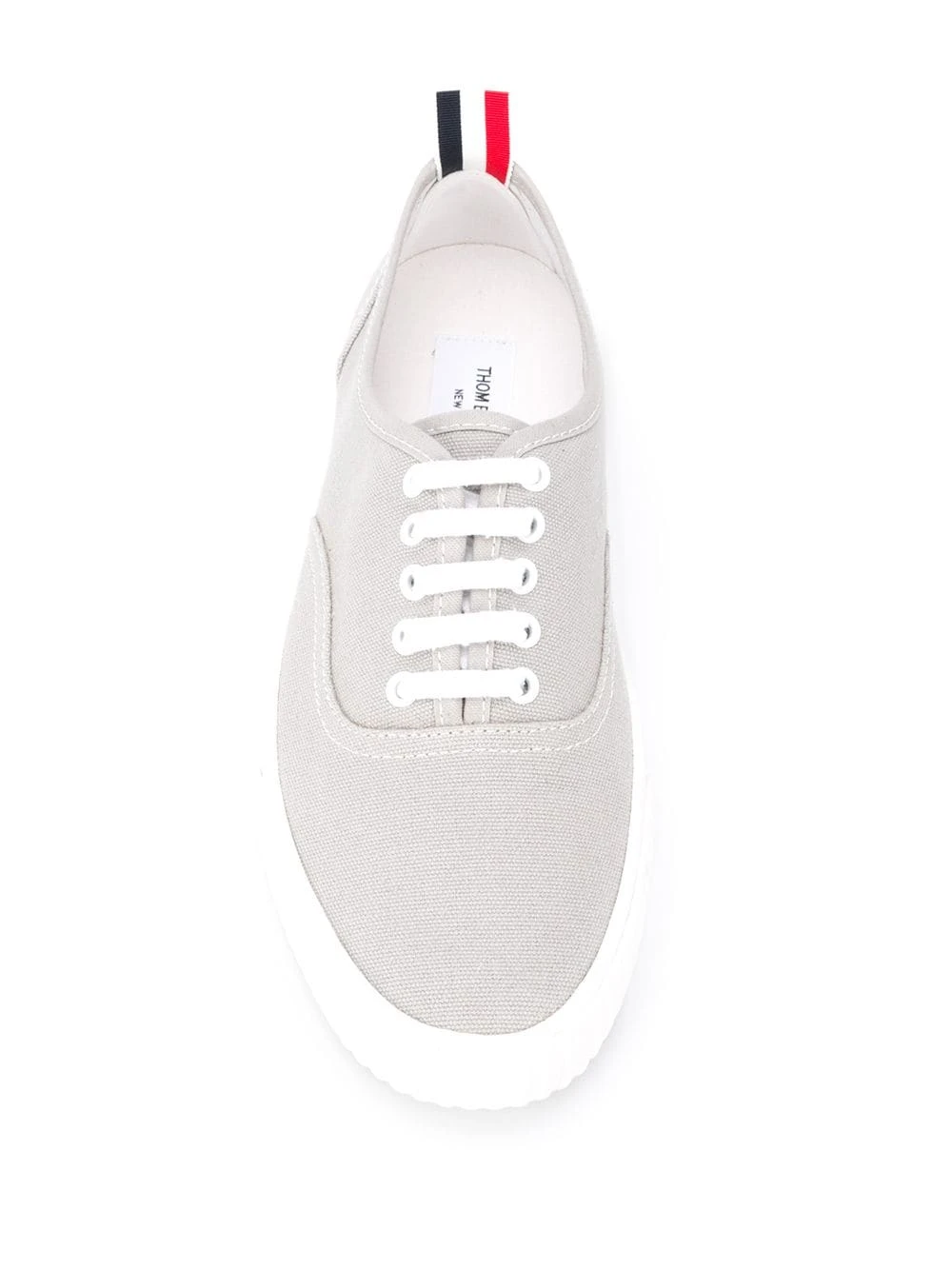 Discount π Thom Browne Heritage canvas sneakers lace-up β€οΈ shoes of men β¨ 4 Thom Browne Heritage canvas sneakers
