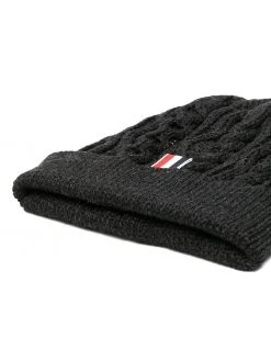 Thom Browne Aran cable-knit merino beanie