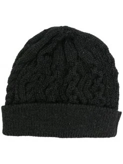 Thom Browne Aran cable-knit merino beanie