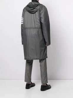 New β¨ Thom Browne 4 Bar long hooded parka coat parkas of men π― 8 Thom Browne 4-Bar long hooded parka coat