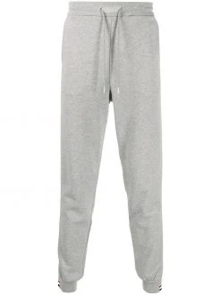 Thom Browne side stripe insert loopback track pants