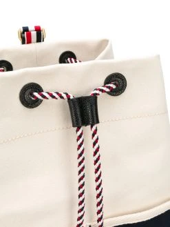 Thom Browne double-face canvas sailor bag