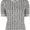 Thom Browne windowpane jacquard short-sleeve T-shirt