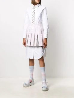 Thom Browne dropped back pleated mini skirt