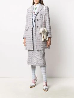 Thom Browne single-breasted tweed coat
