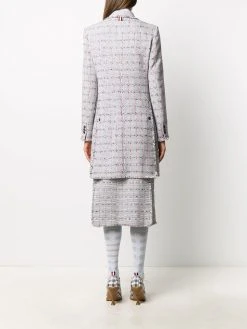 Thom Browne single-breasted tweed coat