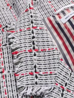 Thom Browne single-breasted tweed coat