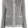 Thom Browne windowpane jacquard cardigan jacket